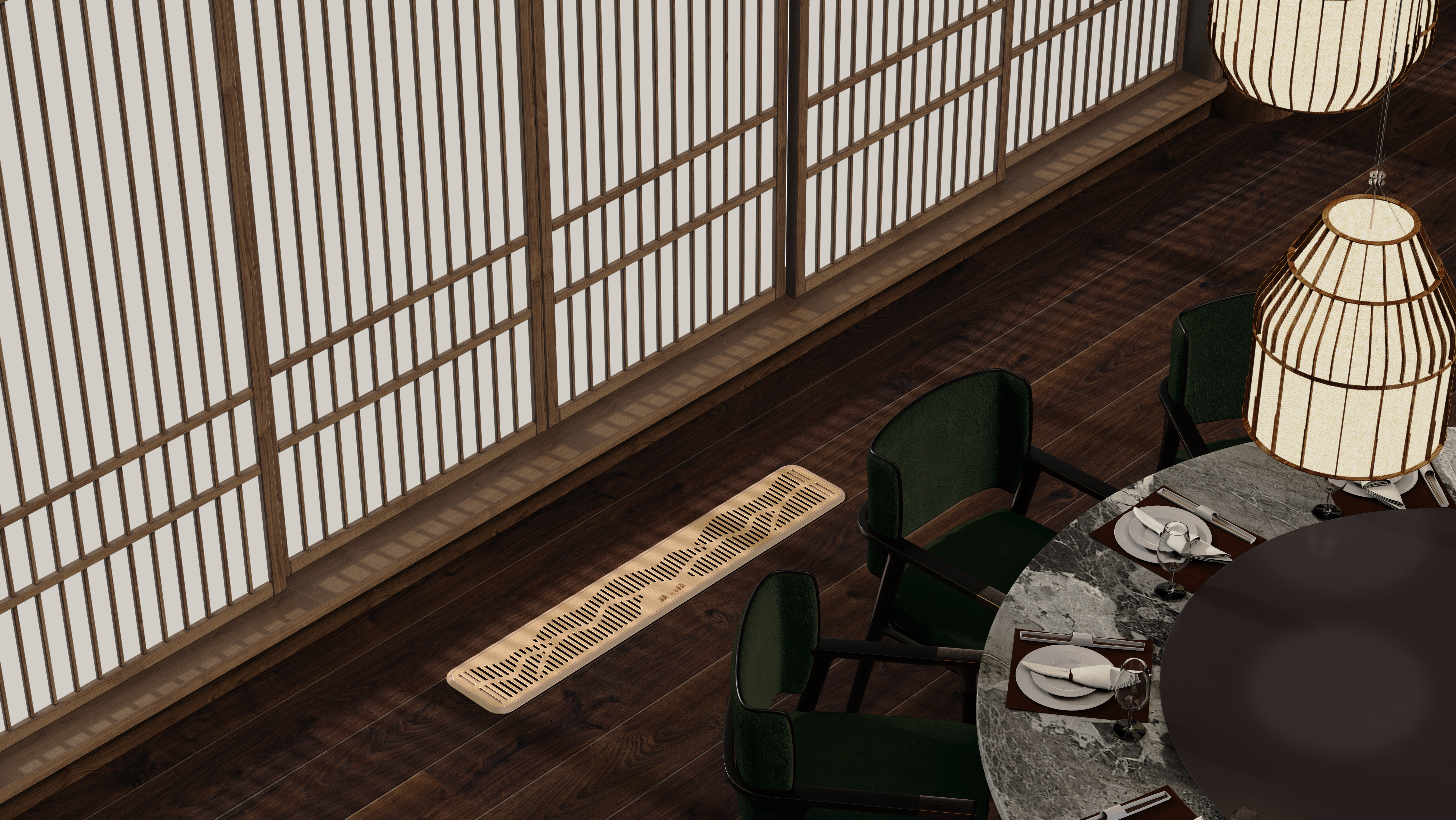 Three constant system，Interior design，Appearance design，Modeling design，Tuyere cover plate，