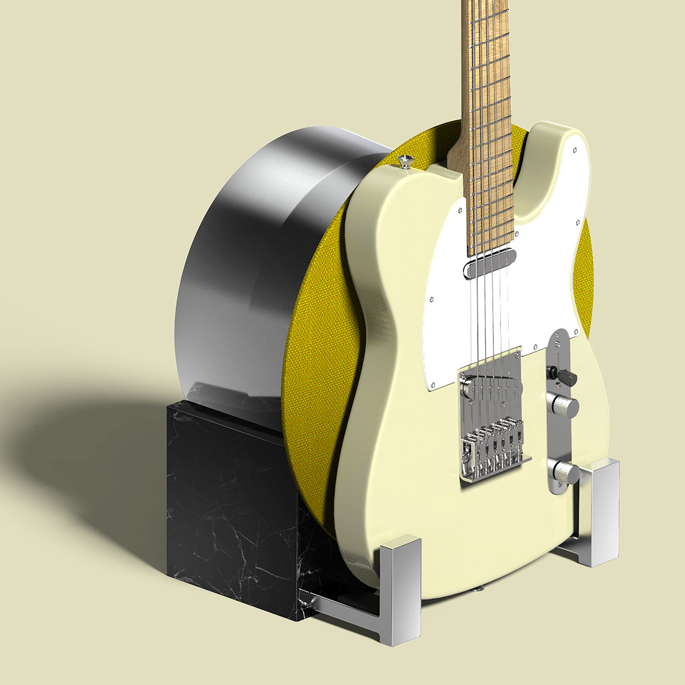 Covid-19，Guitar speaker，product design，Electronics，Appearance design，