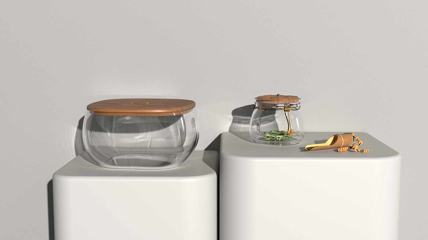 tea set，persimmon，Glass，Everything wins，Everything goes well.，Bionics Design ，