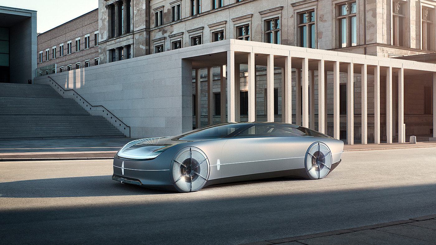 HDRi，L100，Lincoln，Computer image，Lincoln Model，Automobile design，conceptual design，cgi，