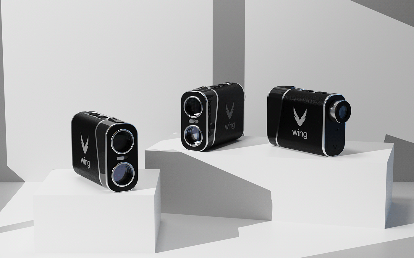 wing caddie，Golf rangefinder，Visual recognition，industrial design，camera，