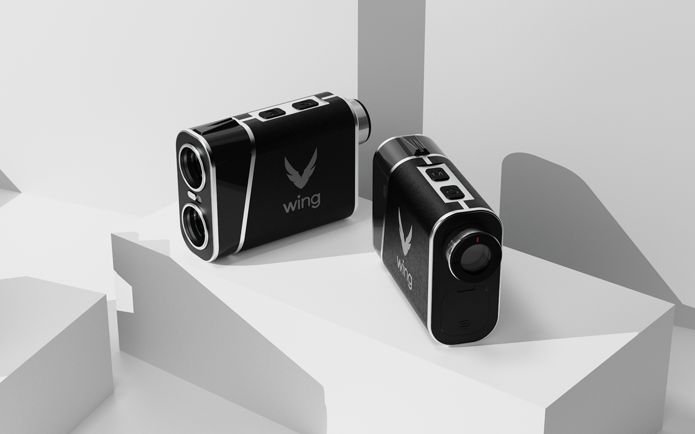 wing caddie，Golf rangefinder，Visual recognition，industrial design，camera，