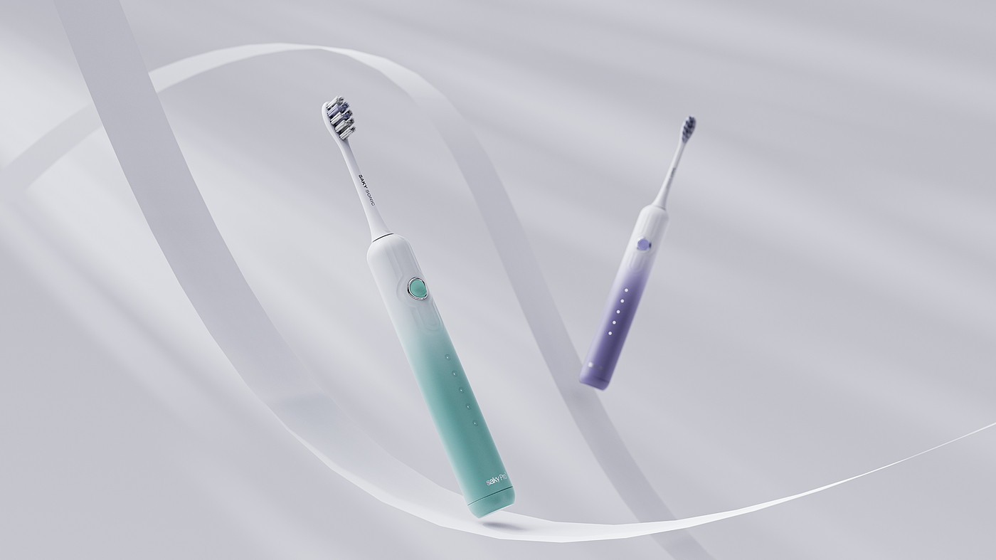 Electric toothbrush，toothbrush，Degree design，Personal care，Healthy oral cavity，