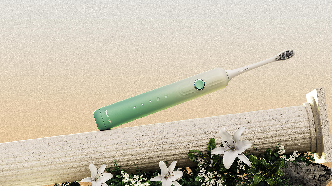 Electric toothbrush，toothbrush，Degree design，Personal care，Healthy oral cavity，