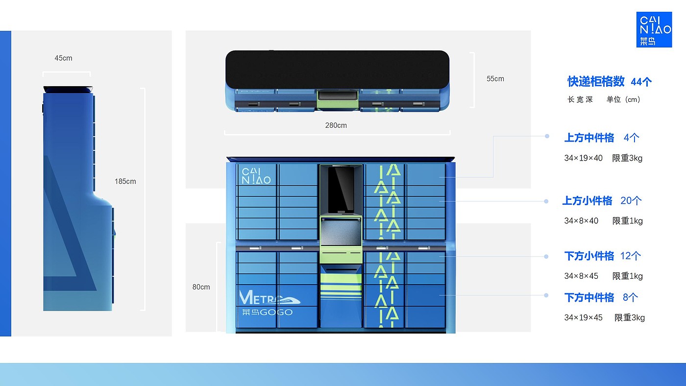 metro，Intelligent shipping，Cainiao Post，system design，user geography，Express cabinet，communal facilities，Mobile scene，