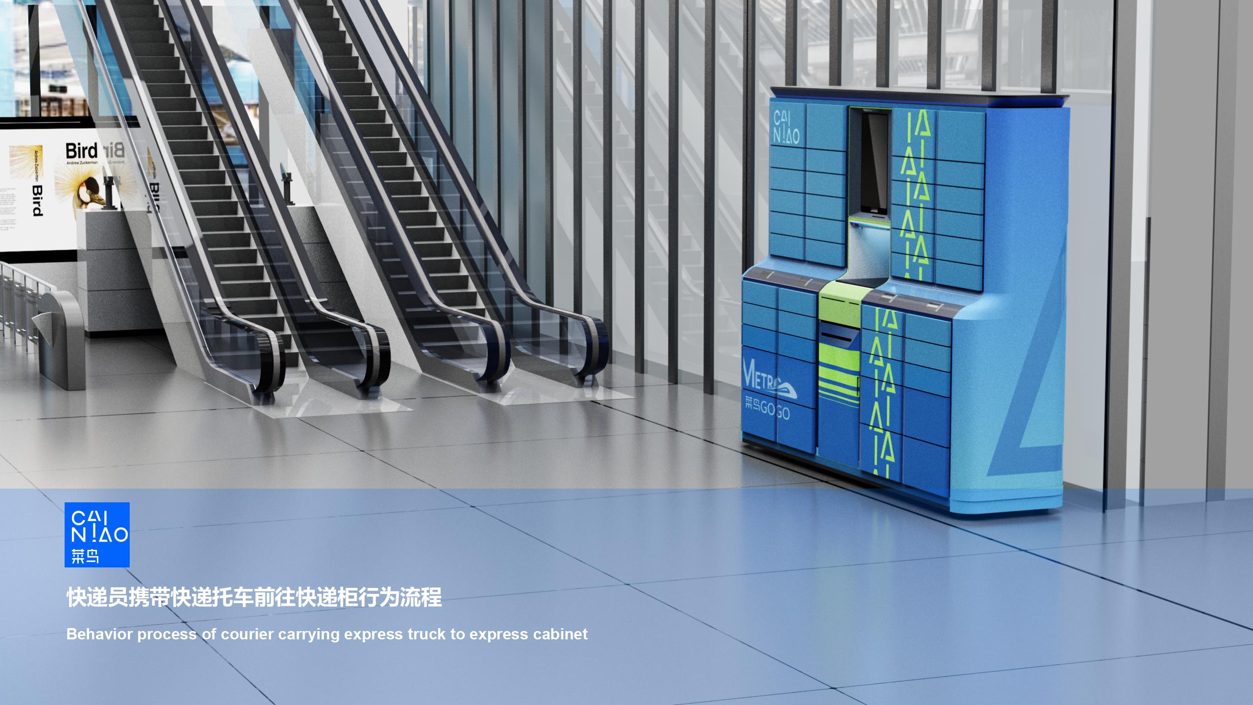 metro，Intelligent shipping，Cainiao Post，system design，user geography，Express cabinet，communal facilities，Mobile scene，