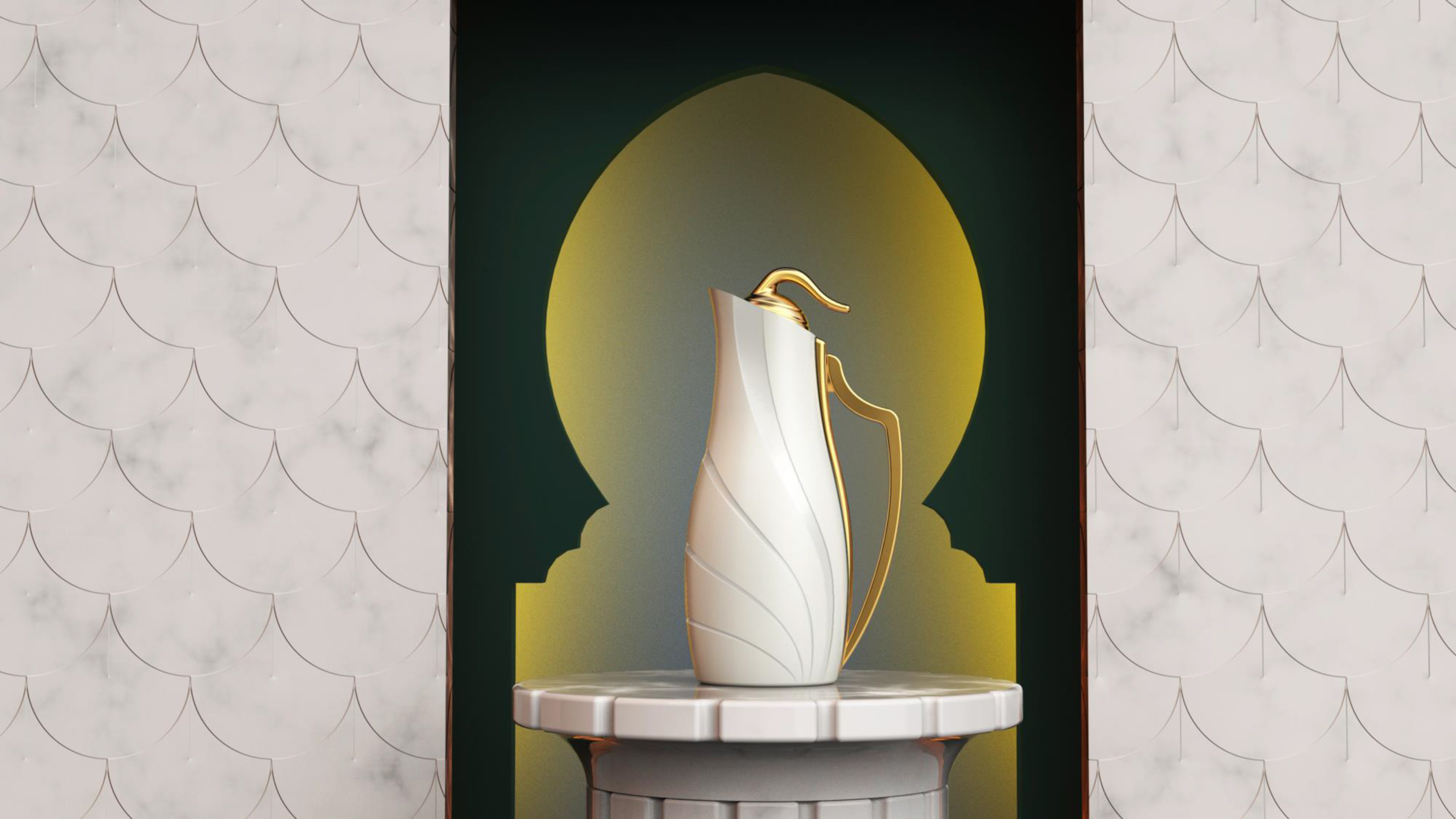 Middle East Kettle，grace，fluent，Appearance design，product design，