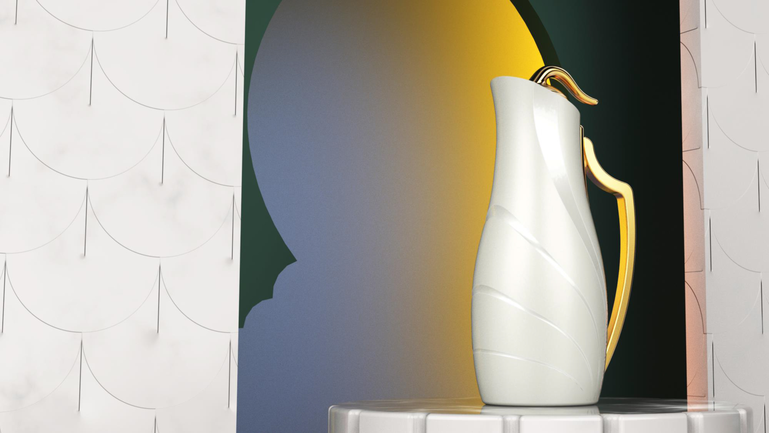 Middle East Kettle，grace，fluent，Appearance design，product design，