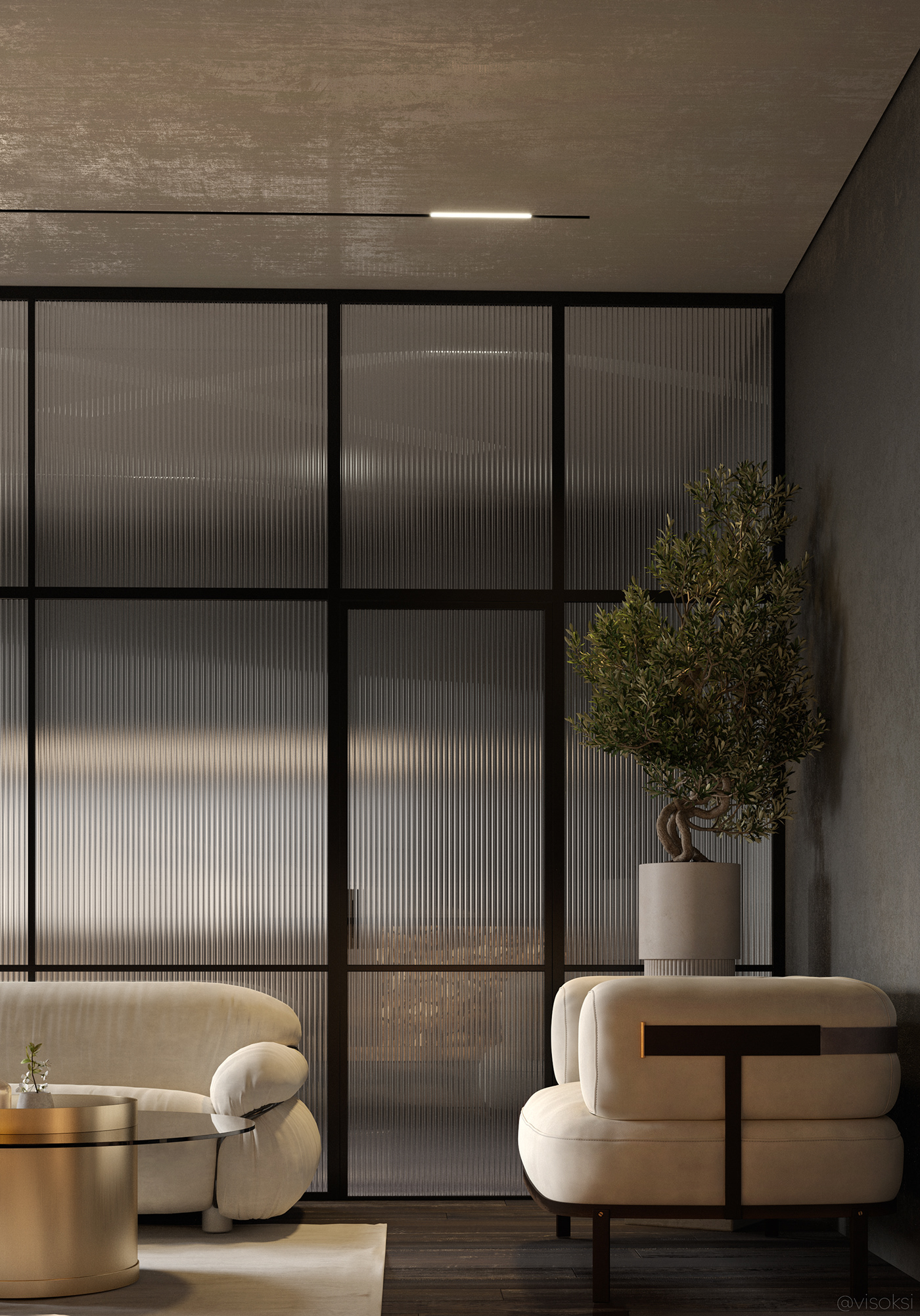 3d，visualization，apartment，Dark，