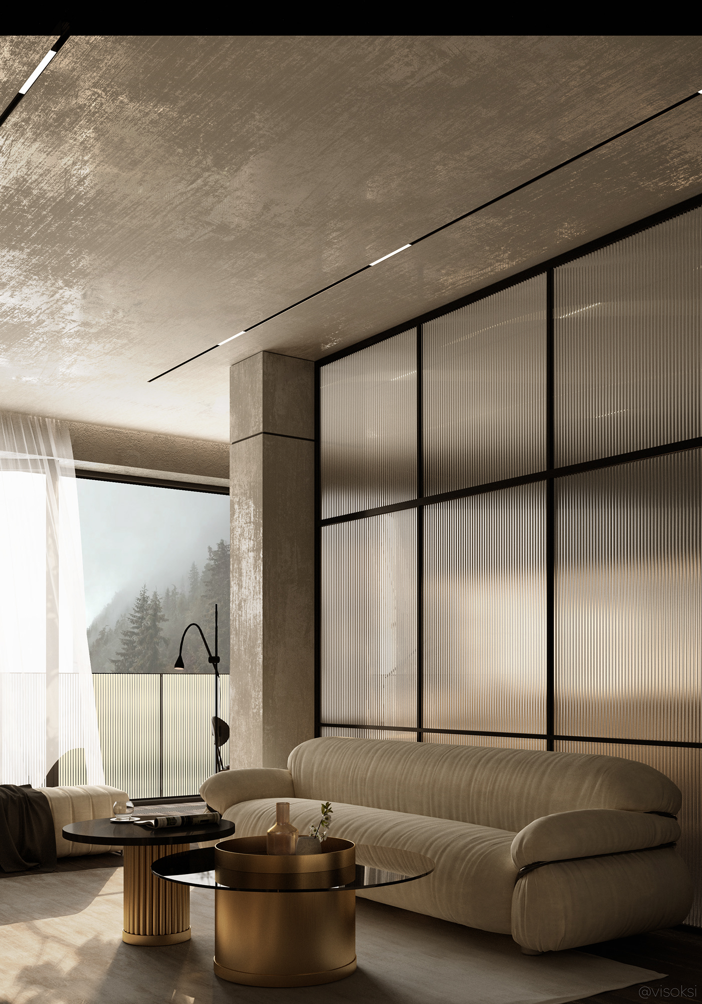 3d，visualization，apartment，Dark，