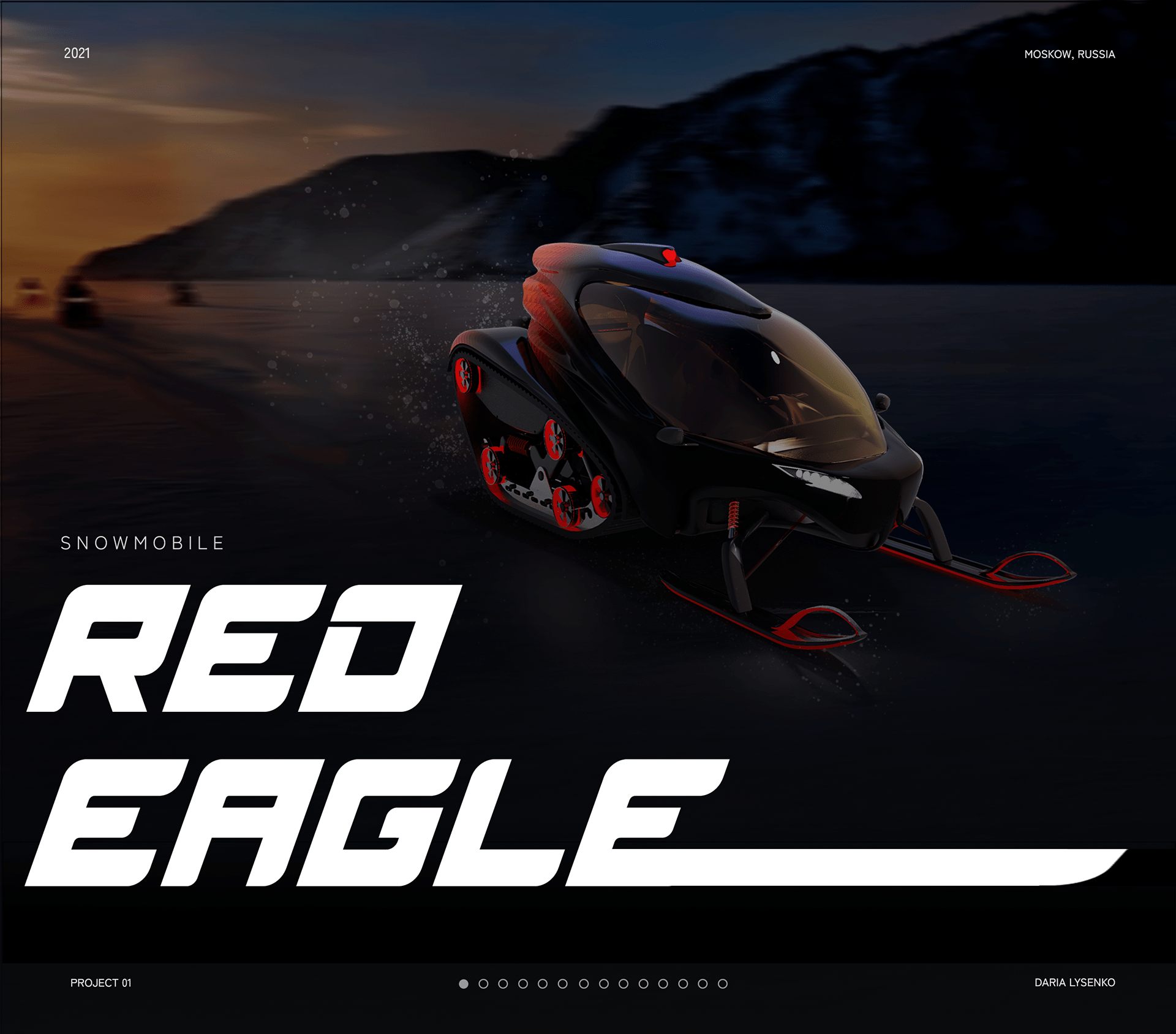 Snowmobile，Render，automobile，