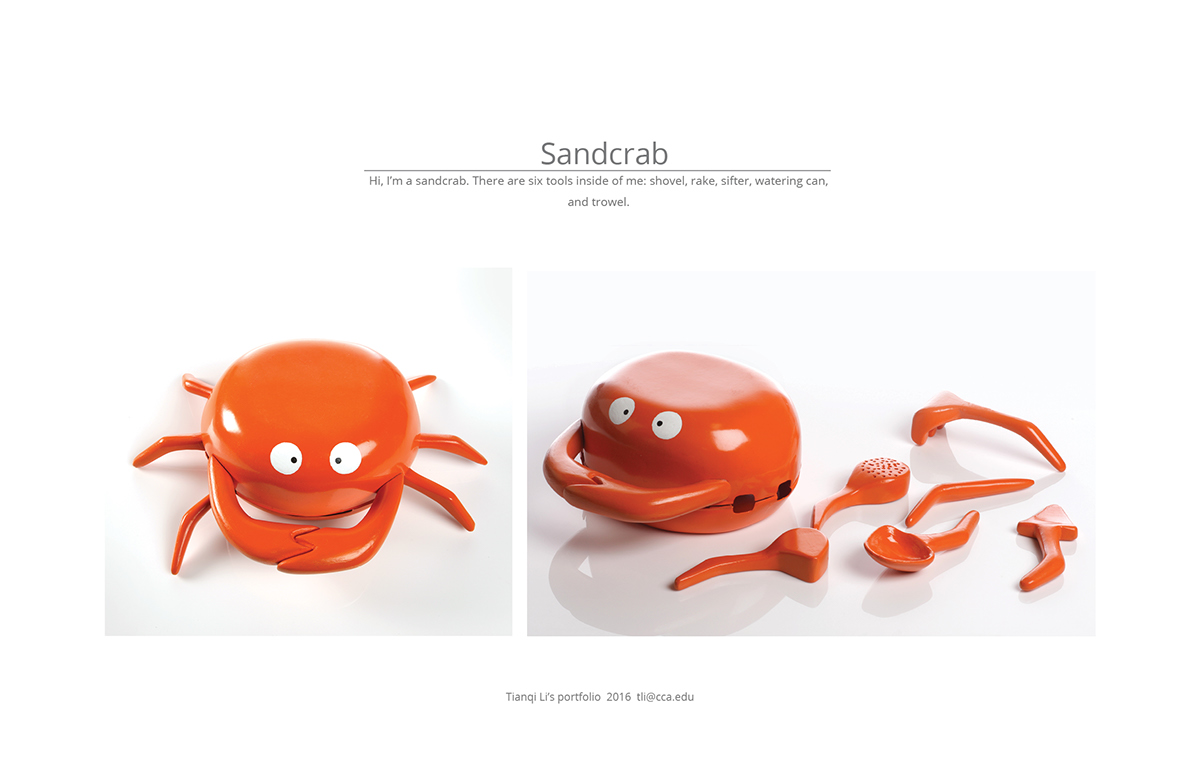 Alessi ，Beach toys，Crab，Childlike interest，