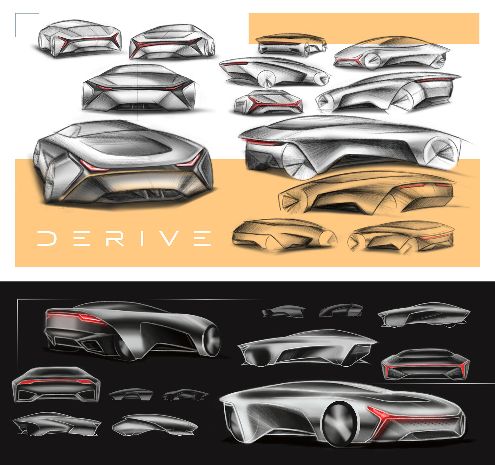 automobile，concept，Render，