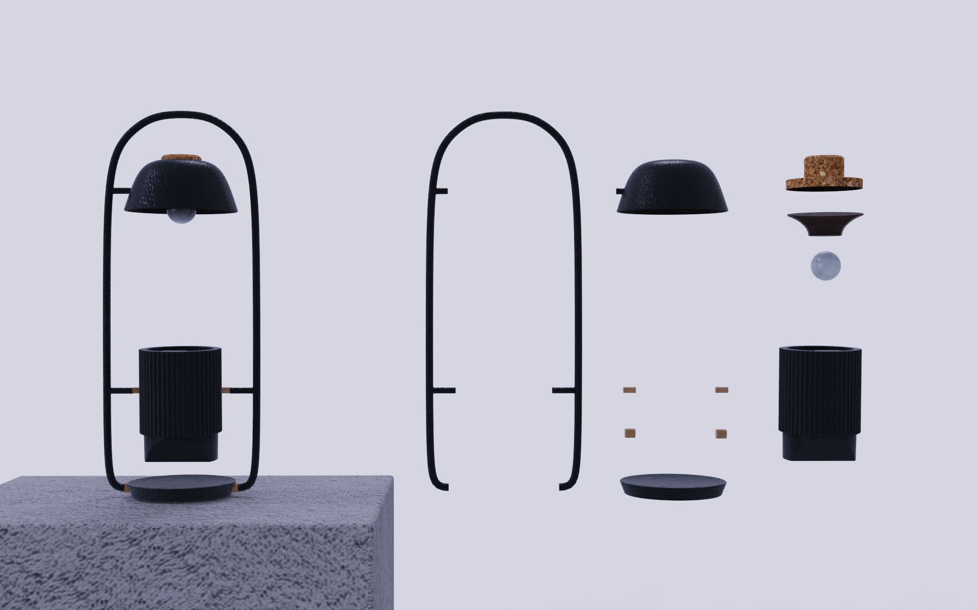 The material is sustainable, easy to disassemble and practical.，