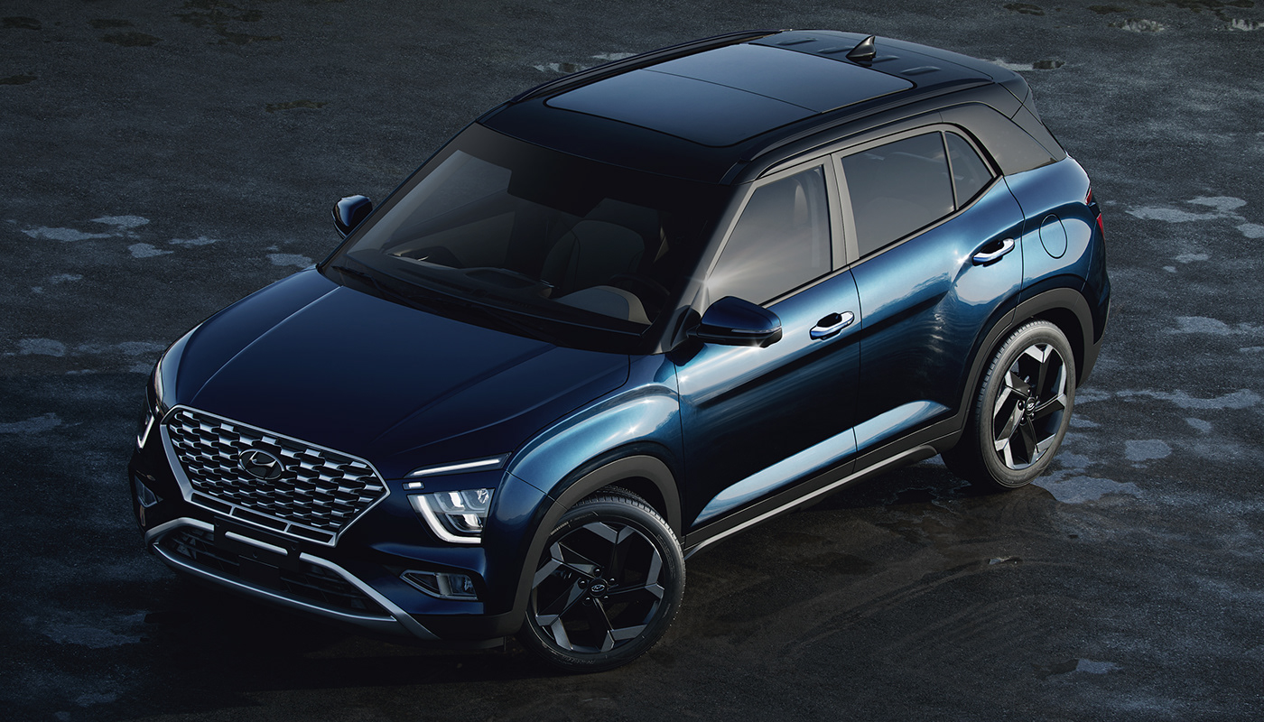 automobile，industrial design，3d，cgi，modern，CRETA，