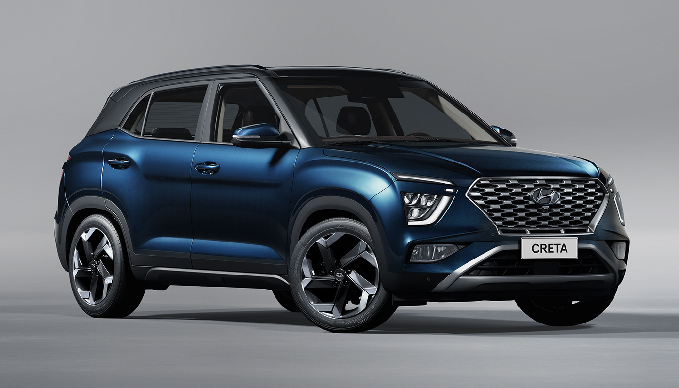 automobile，industrial design，3d，cgi，modern，CRETA，