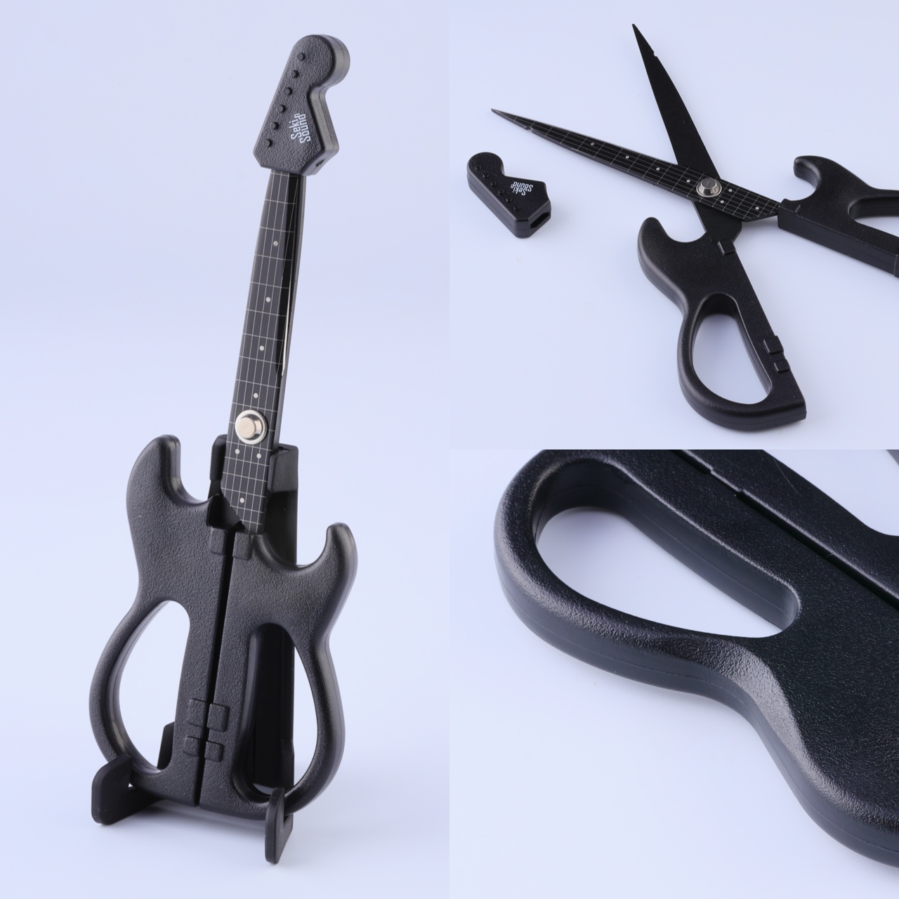 scissors，guitar，product design，cut paper，Creative design，