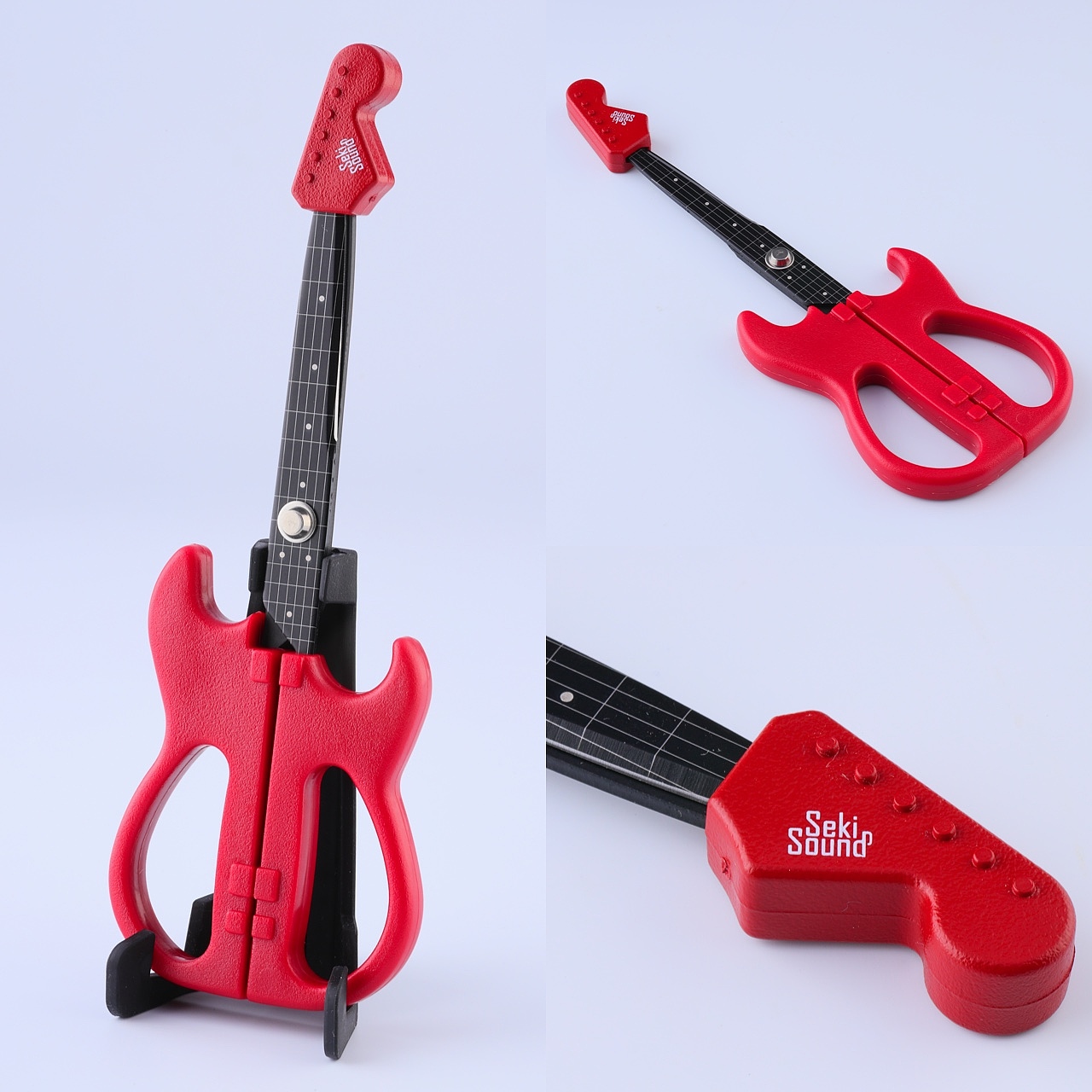 scissors，guitar，product design，cut paper，Creative design，