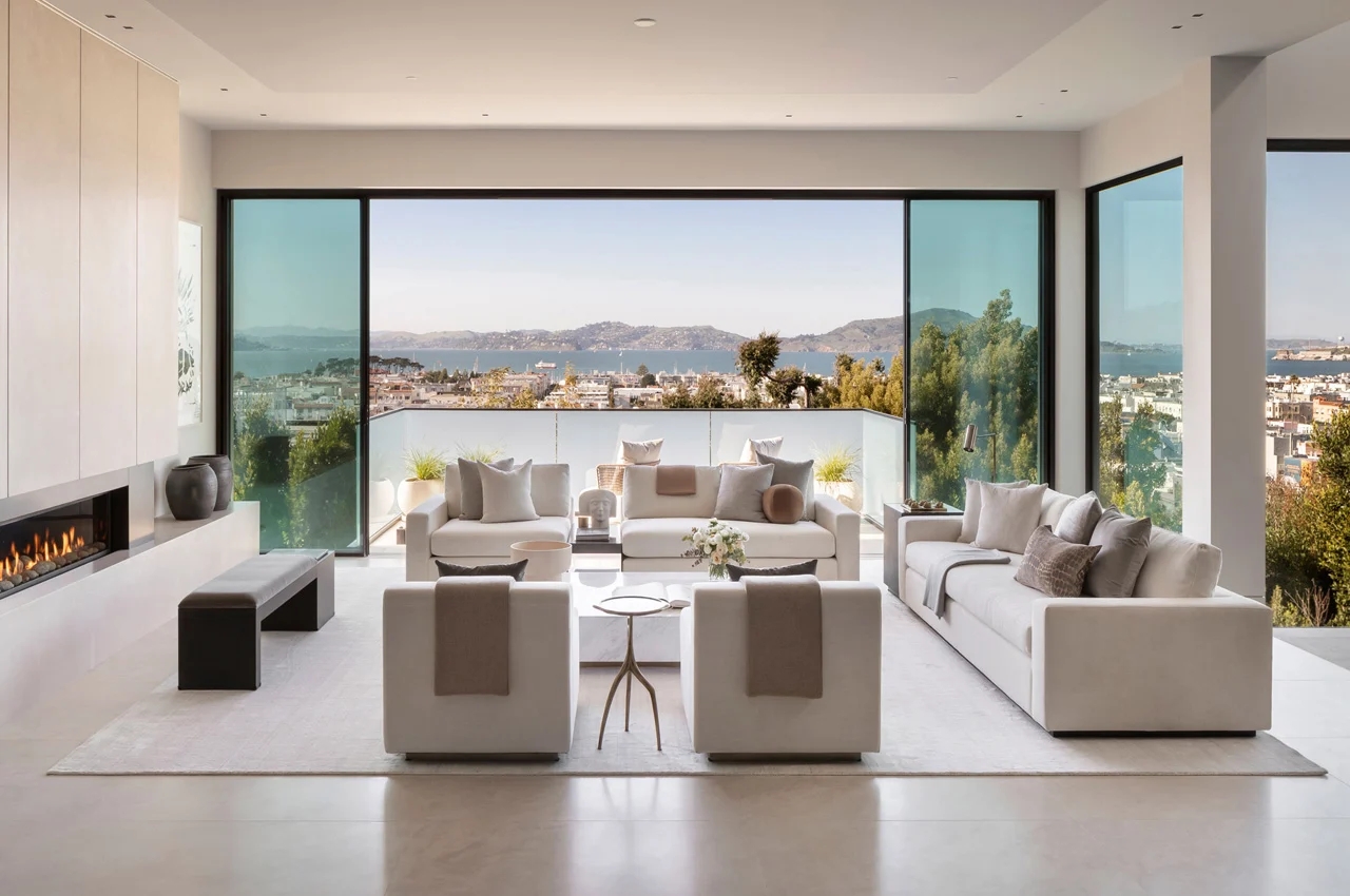 residence，modern，Glass，Architectural design，