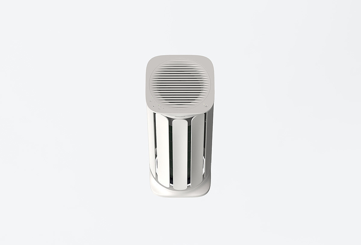 air cleaner，product design，ZEPHYROS，Doric architecture，Parthenon Pillar，