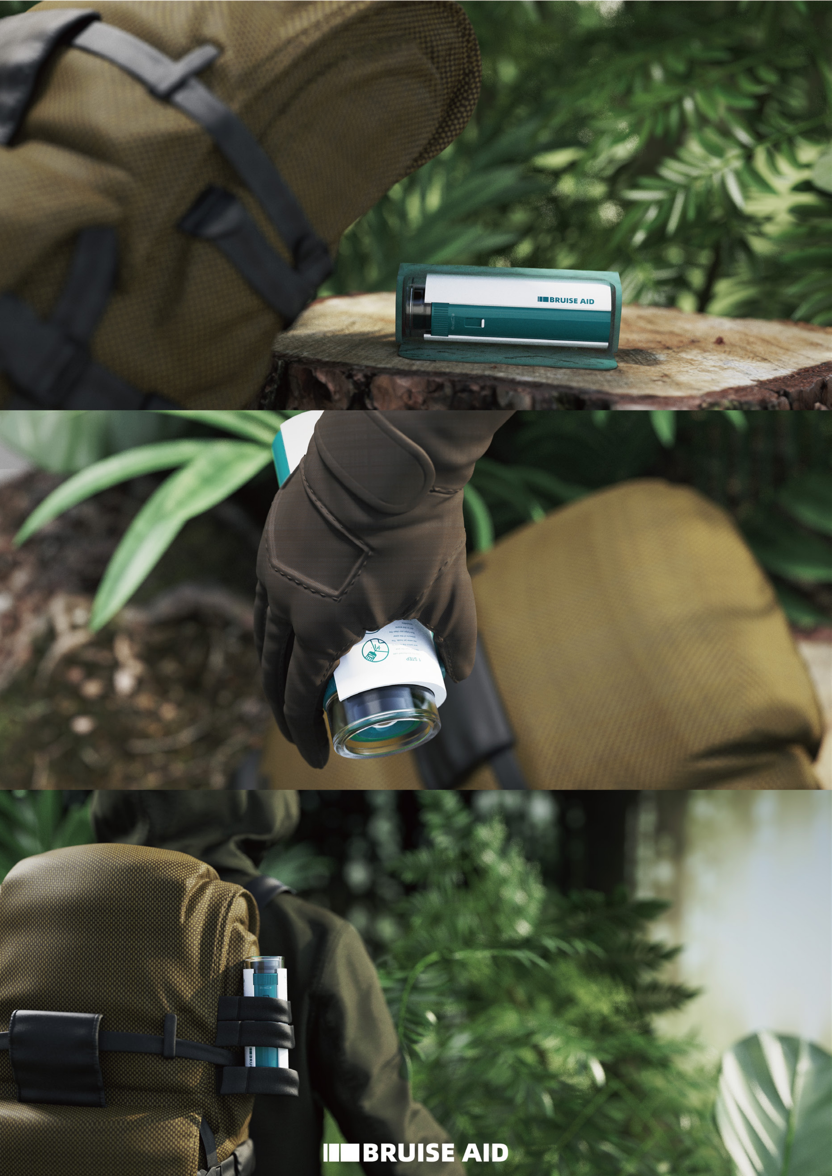 product design，industrial design，sample reels，Keyshot rendering，outdoors，Wound treatment，medical care，