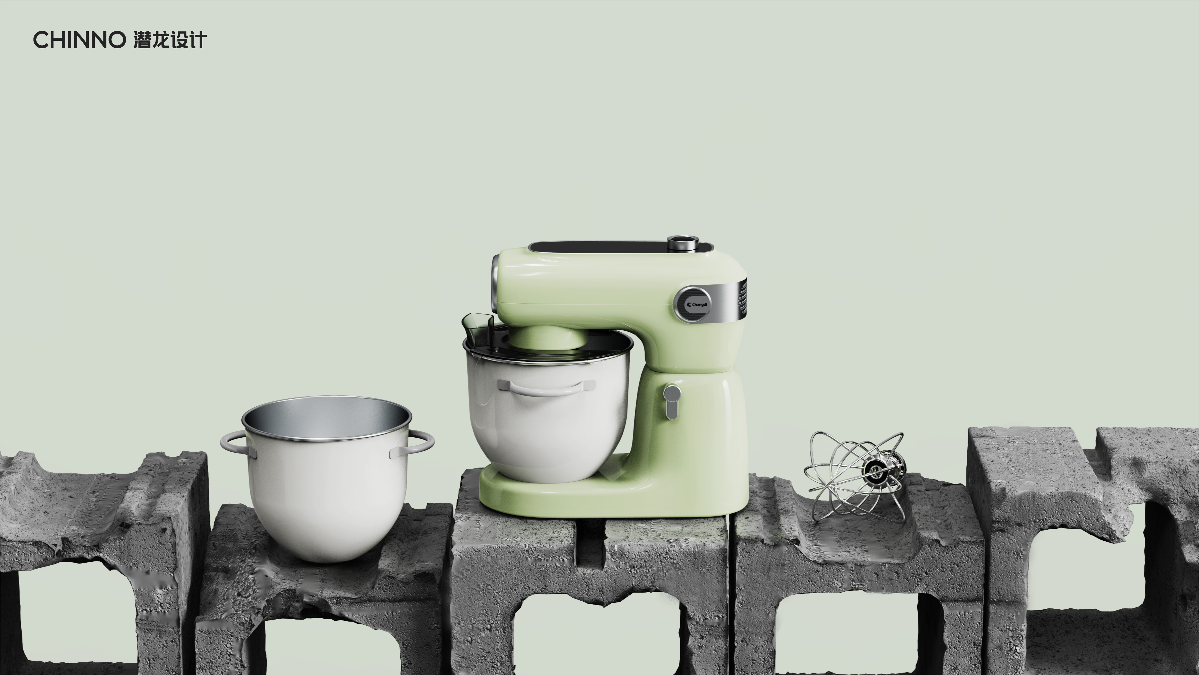 Chef machine，Household Electric Appliances，an electric appliance，Kitchen electricity，industrial design，lovely，household，