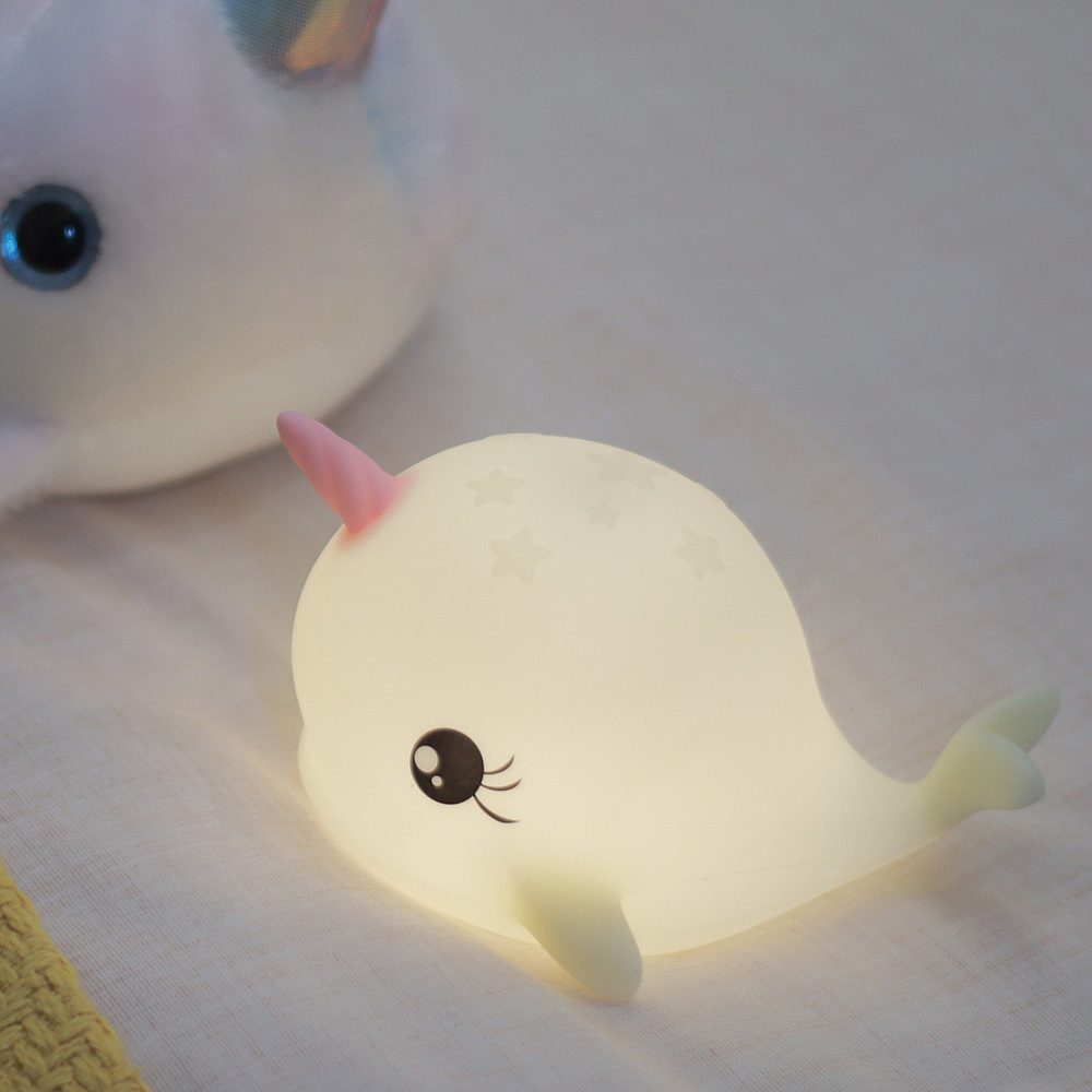 Silicone night light，Gifts for children and girlfriends，Atmosphere lamp，Sleeping lamp，Get up at night to nurse，