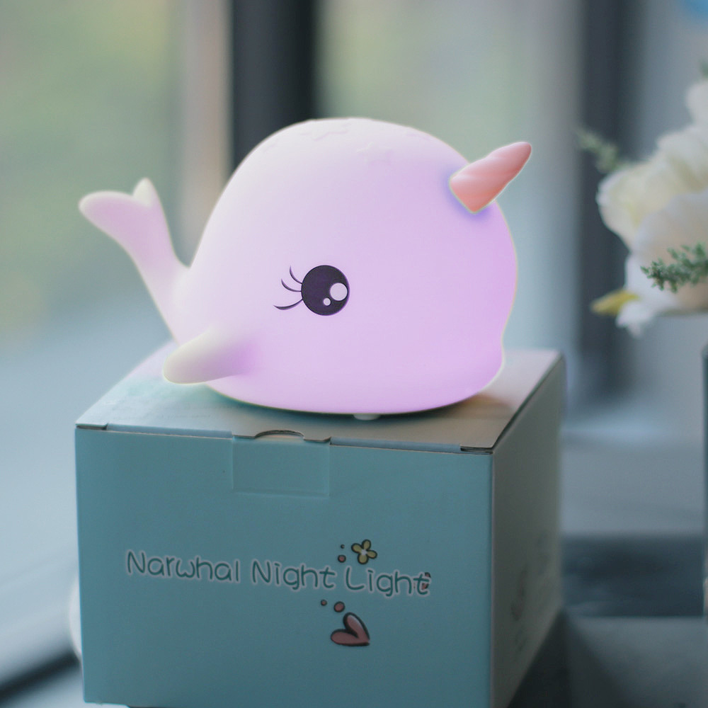 Silicone night light，Gifts for children and girlfriends，Atmosphere lamp，Sleeping lamp，Get up at night to nurse，