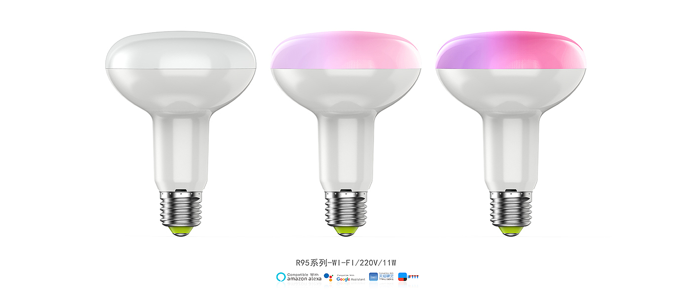 Intelligent bulb，Intelligent lighting，UFO lamp，Intelligent light source，