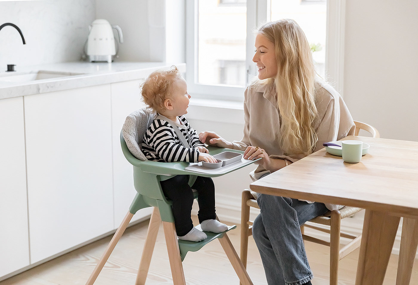 Nordic design，baby carriage，