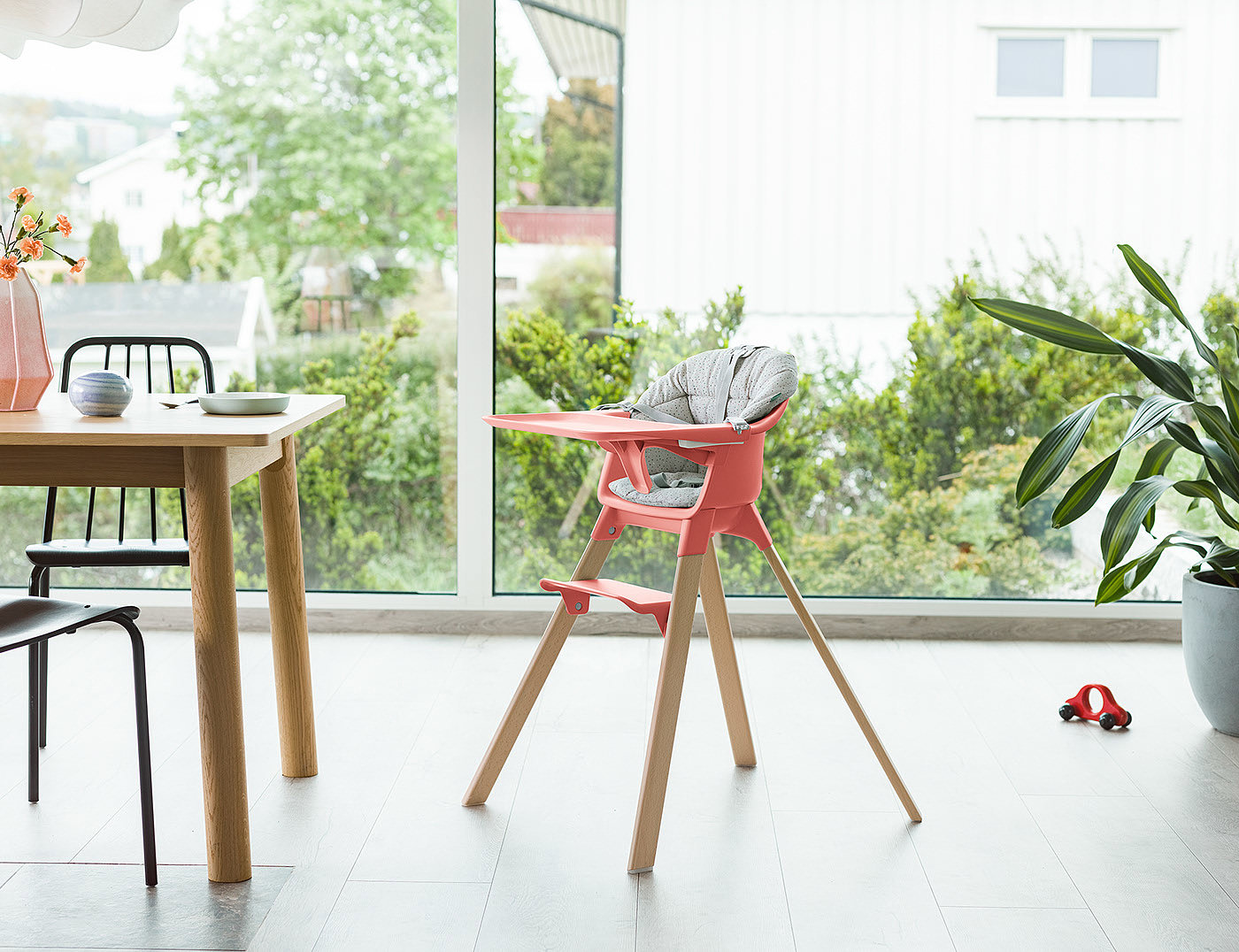Nordic design，baby carriage，