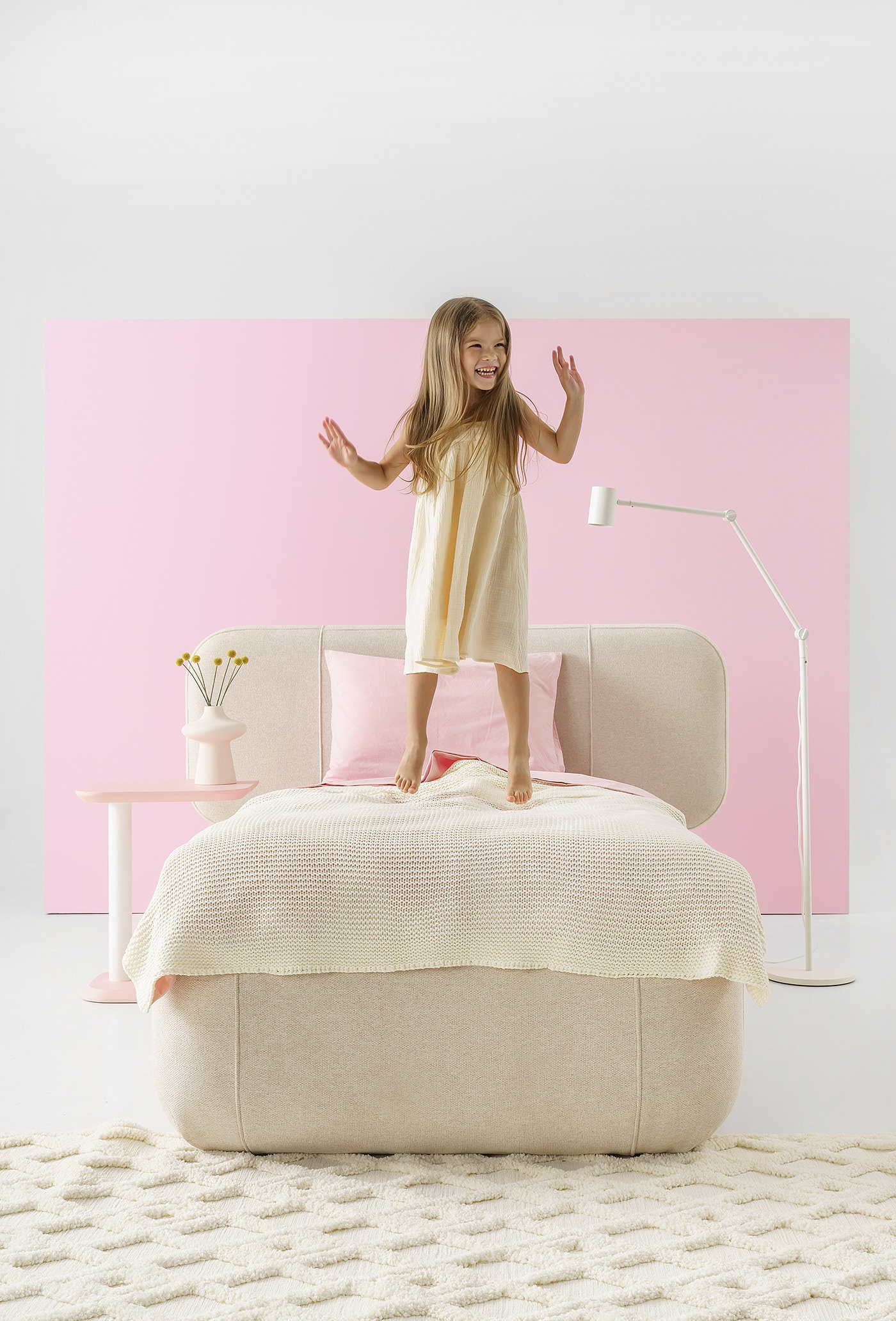 粉色，儿童床，家具设计，SHIP Whale Kids，