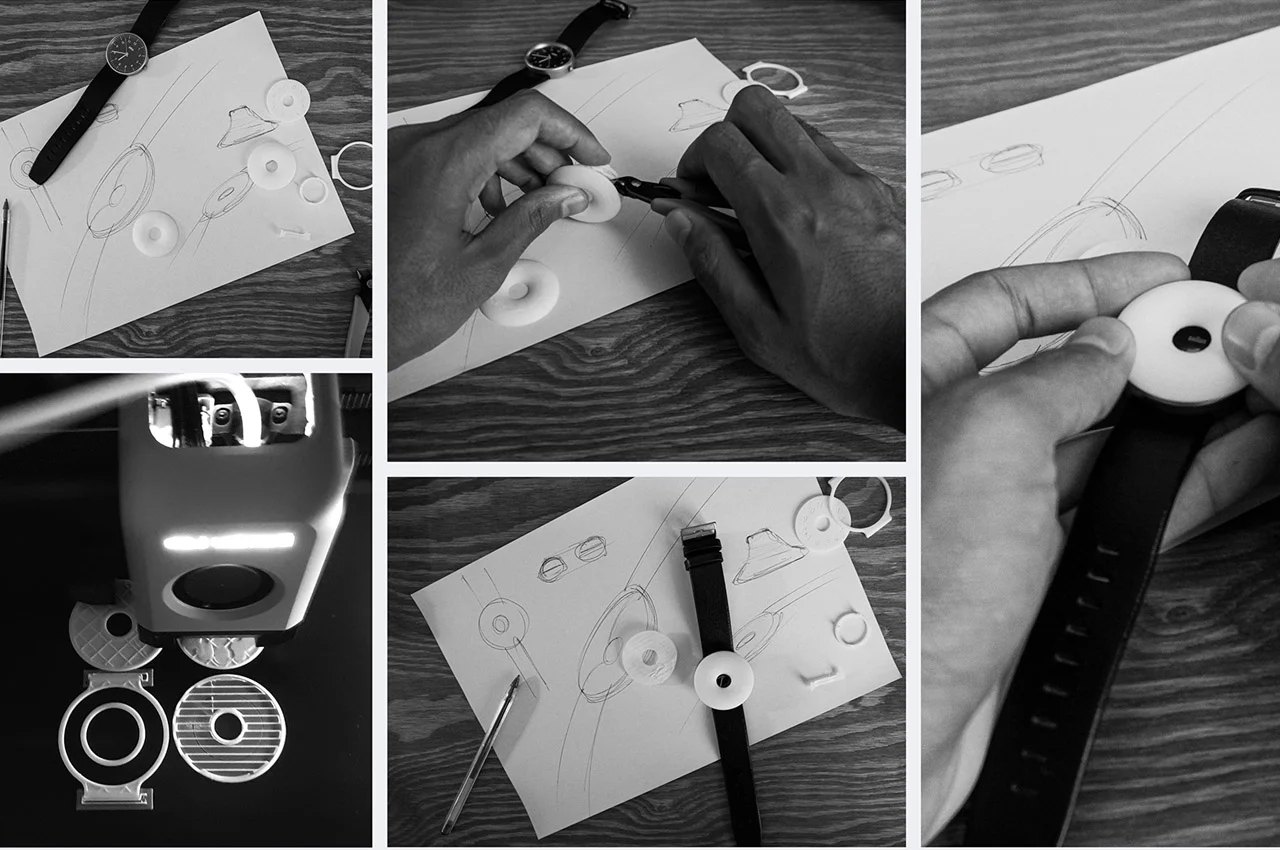 Ani-Digi，Wrist watch，product design，annular，