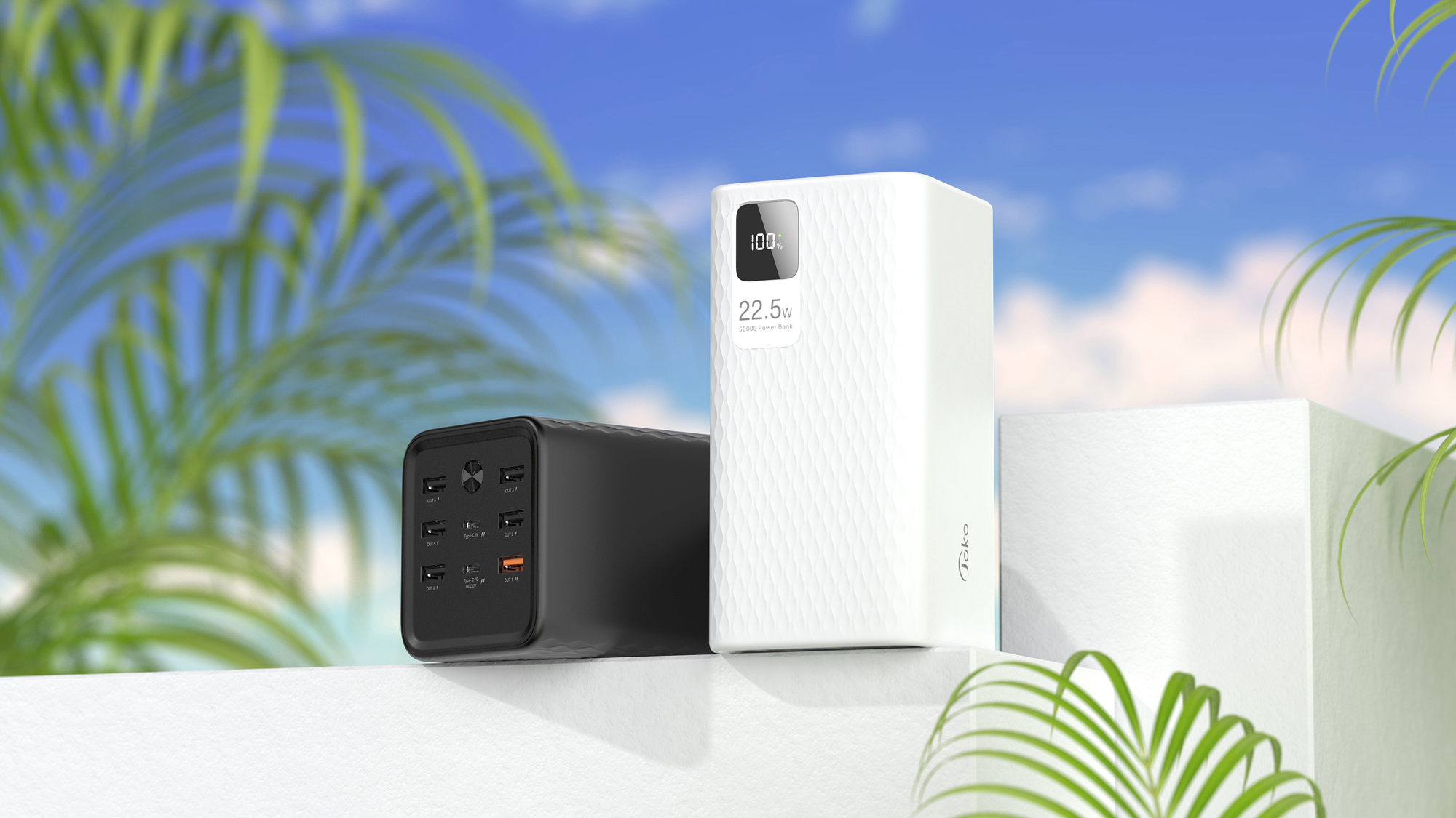 portable source，portable battery，high-capacity，Fast charging，22.5w，Multi port，50000，mA，