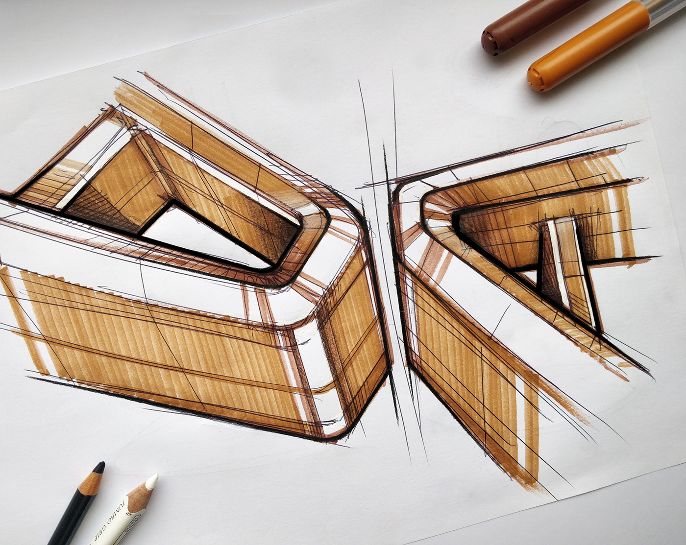 sketch，Freehand brushwork，painting，Hand drawn，Design，