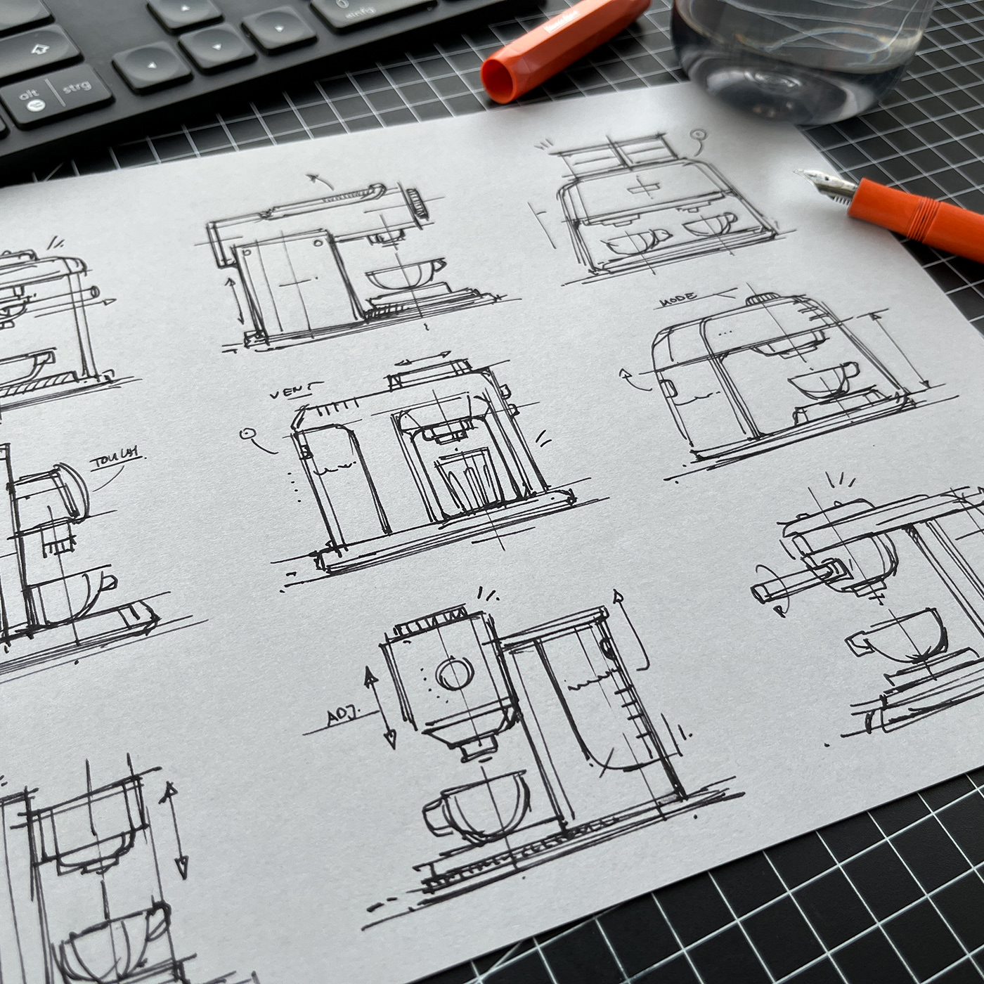 sketch，Freehand brushwork，painting，Hand drawn，Design，