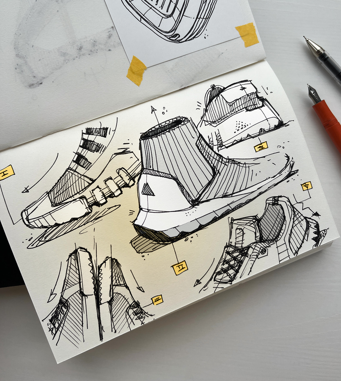 sketch，Freehand brushwork，painting，Hand drawn，Design，