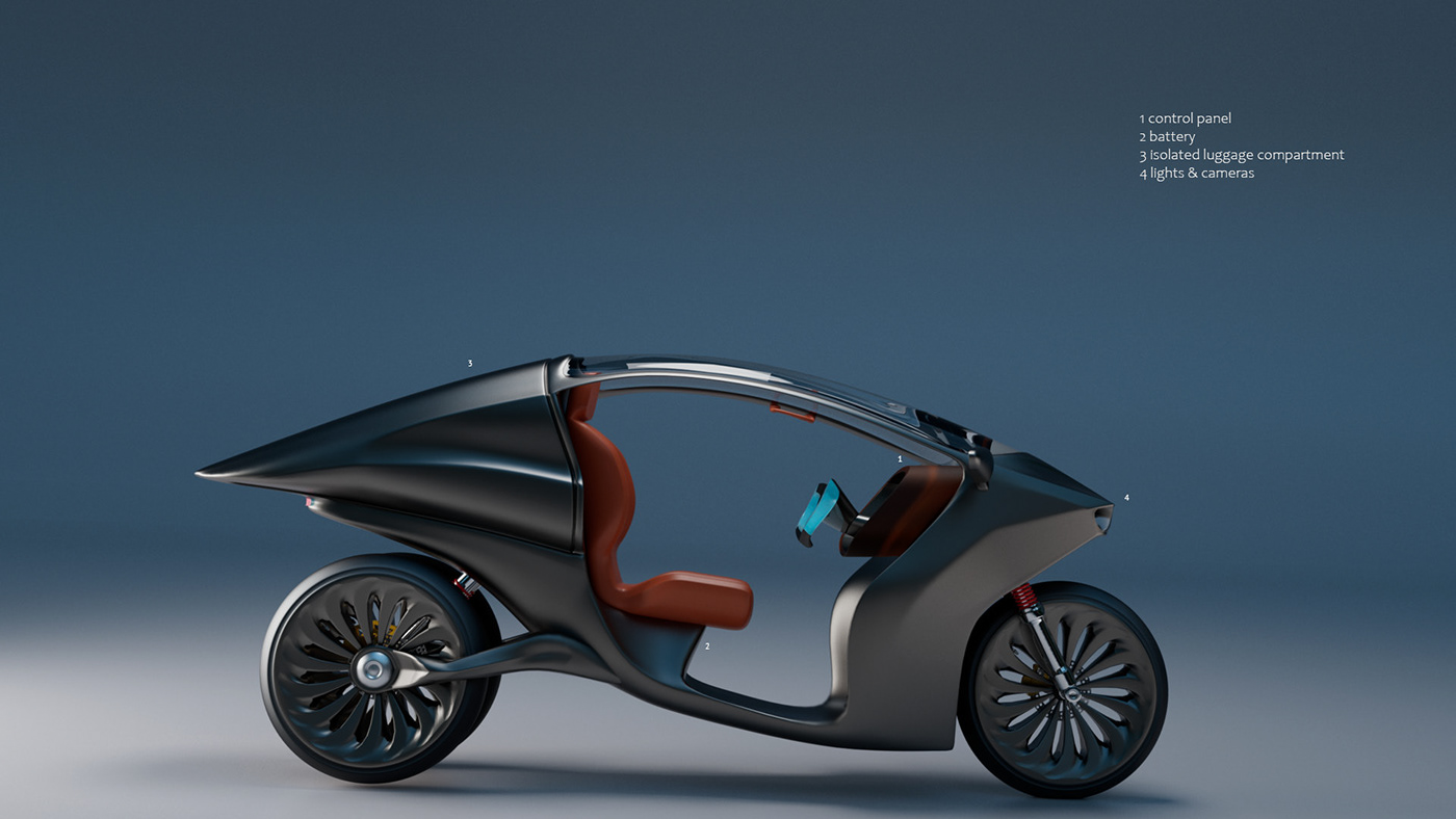 Electric bicycle，product design，3D modeling，industrial design，D VIL，Electric motorcycle，