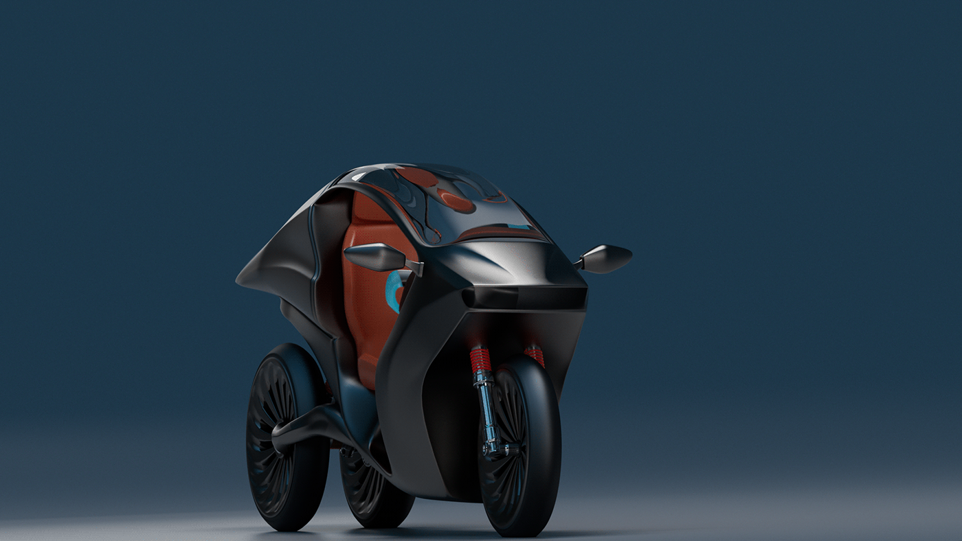 Electric bicycle，product design，3D modeling，industrial design，D VIL，Electric motorcycle，