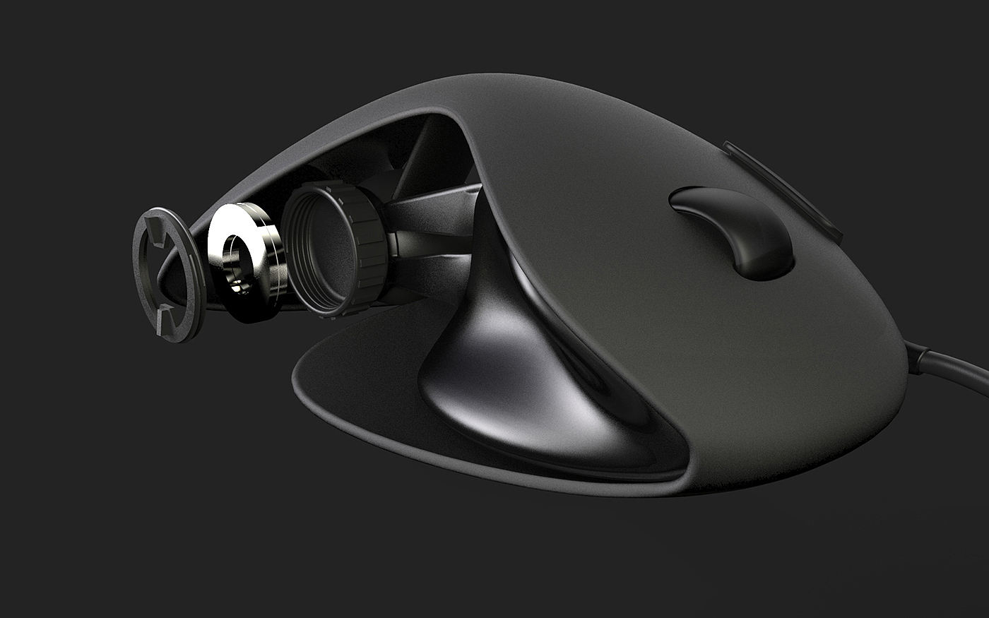 black，mouse，modeling，