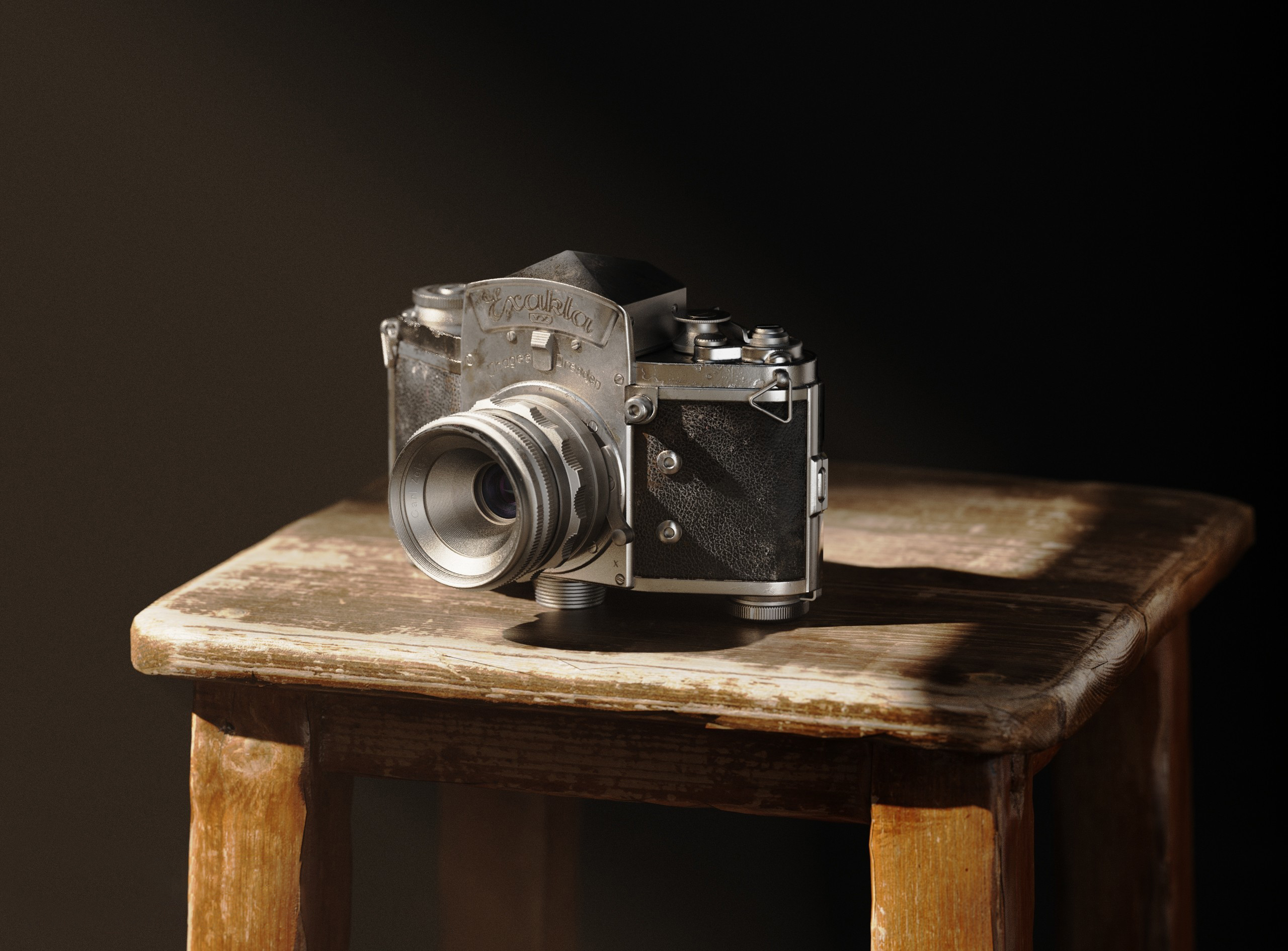 keyshot，kerosene lamp，