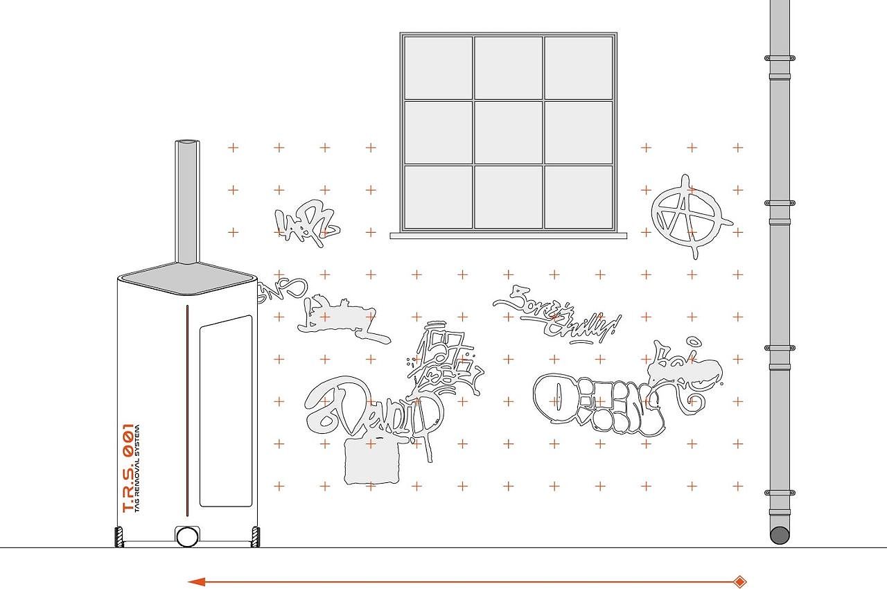 robot，TRS001，Graffiti，science and technology，