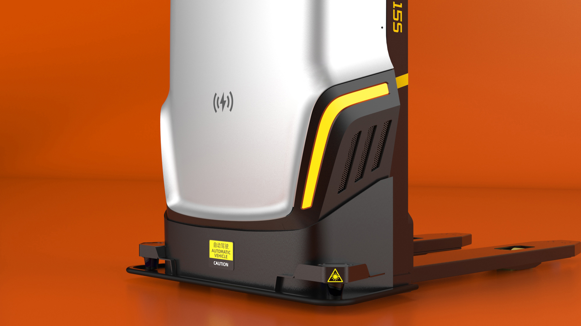 agv，Forklift，Appearance design，