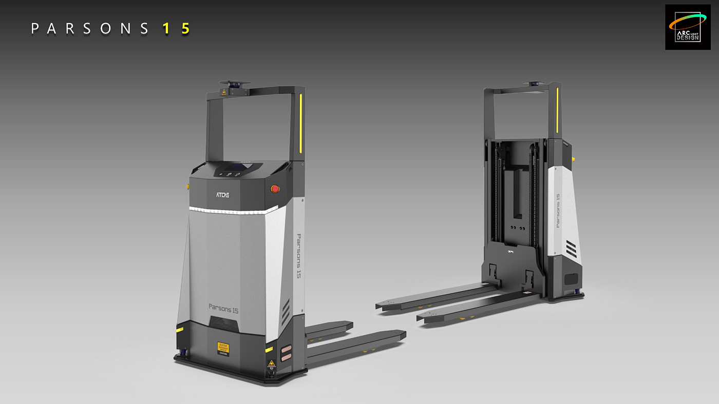 Forklift，Industry 4.0，agv，Appearance design，