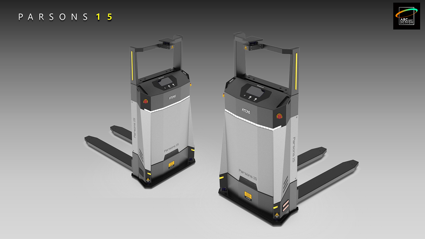 Forklift，Industry 4.0，agv，Appearance design，