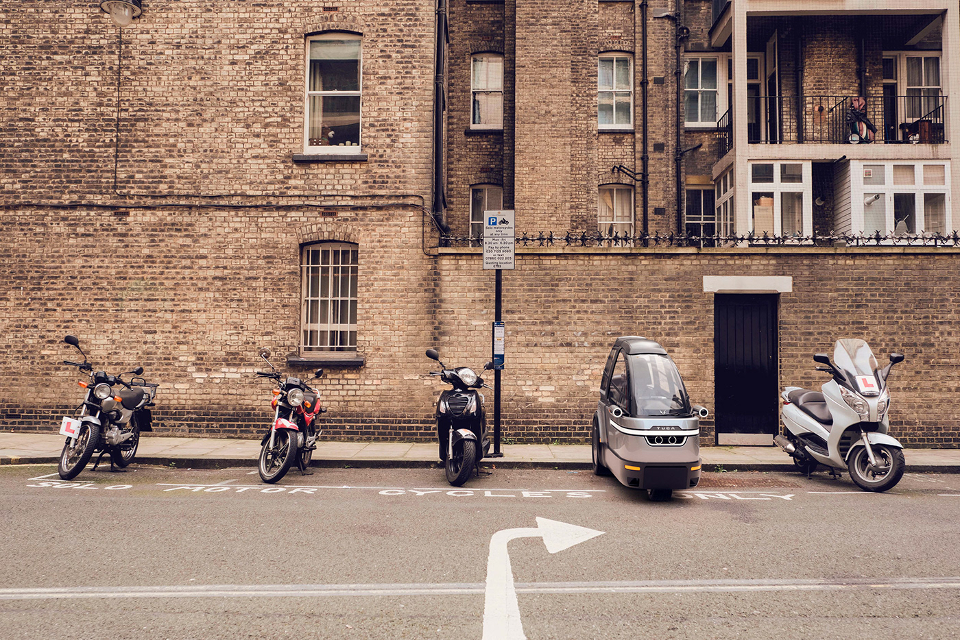 3d，automobile，cgi，electric energy，vehicle，Three-wheeled electric vehicle，