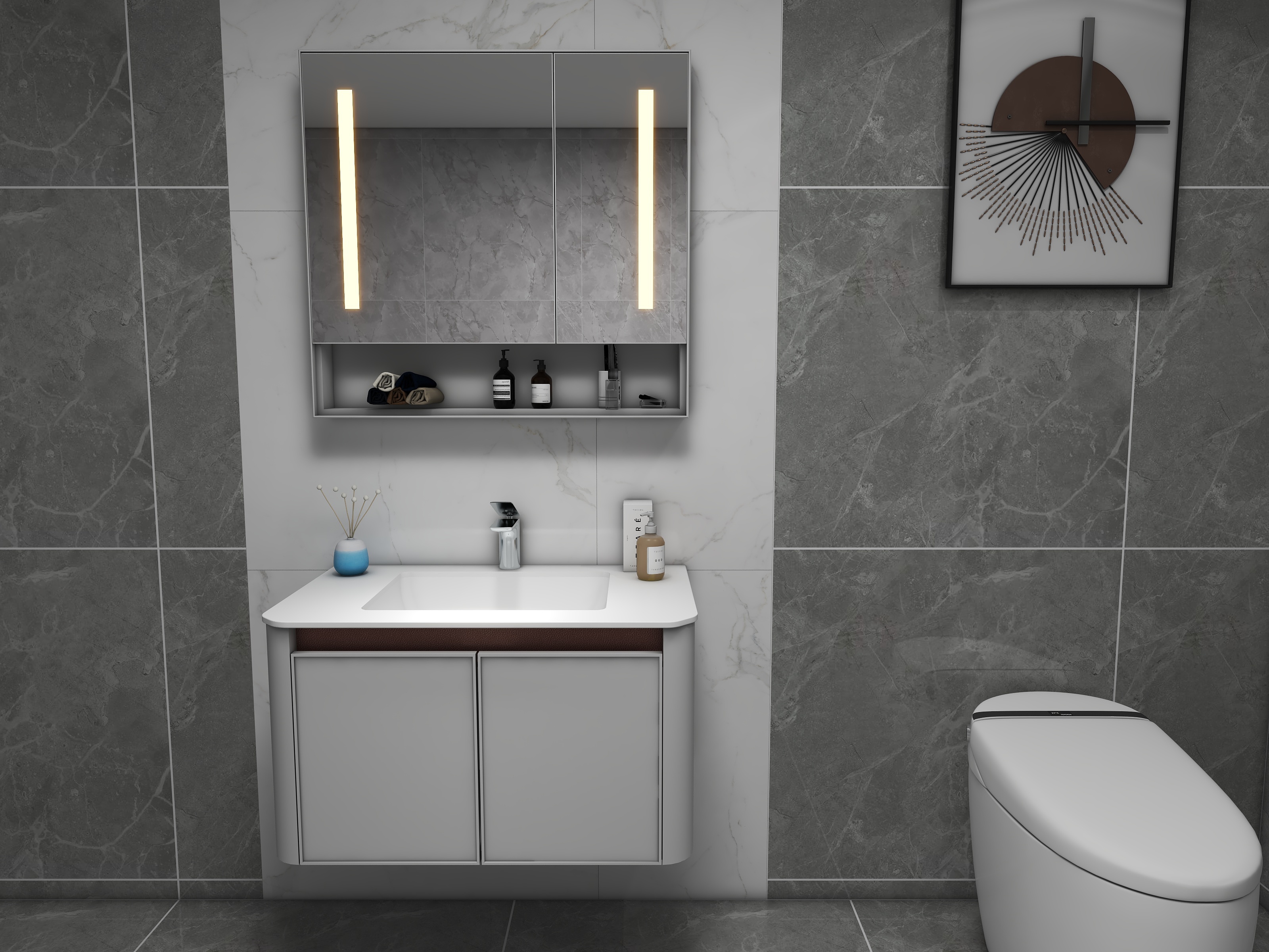 Stainless steel whole house customization-bathroom series，