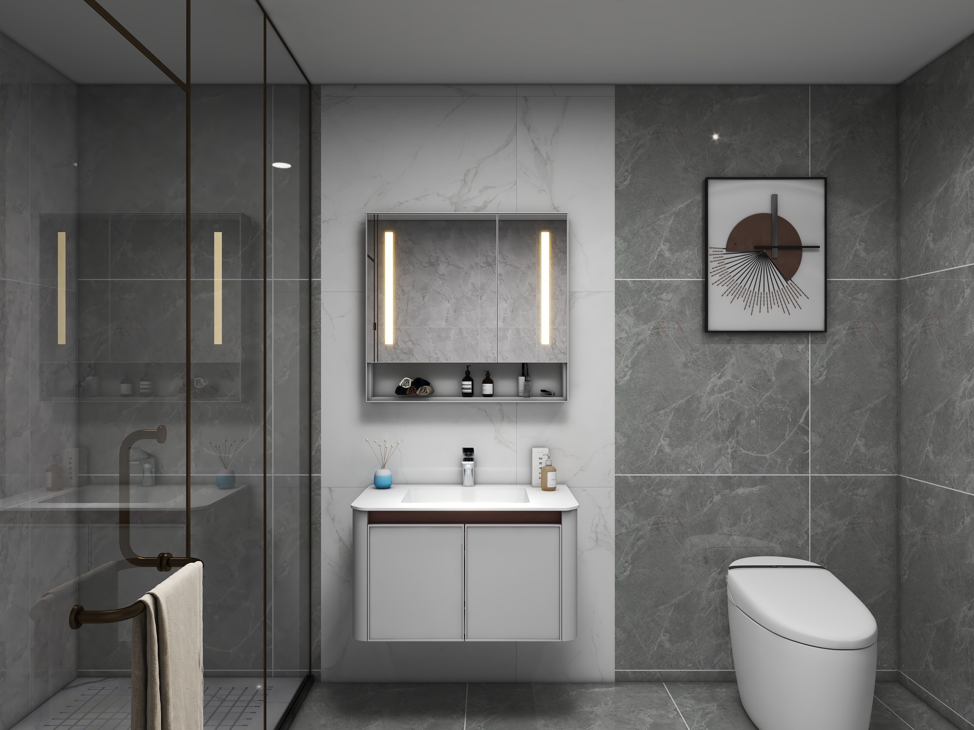 Stainless steel whole house customization-bathroom series，