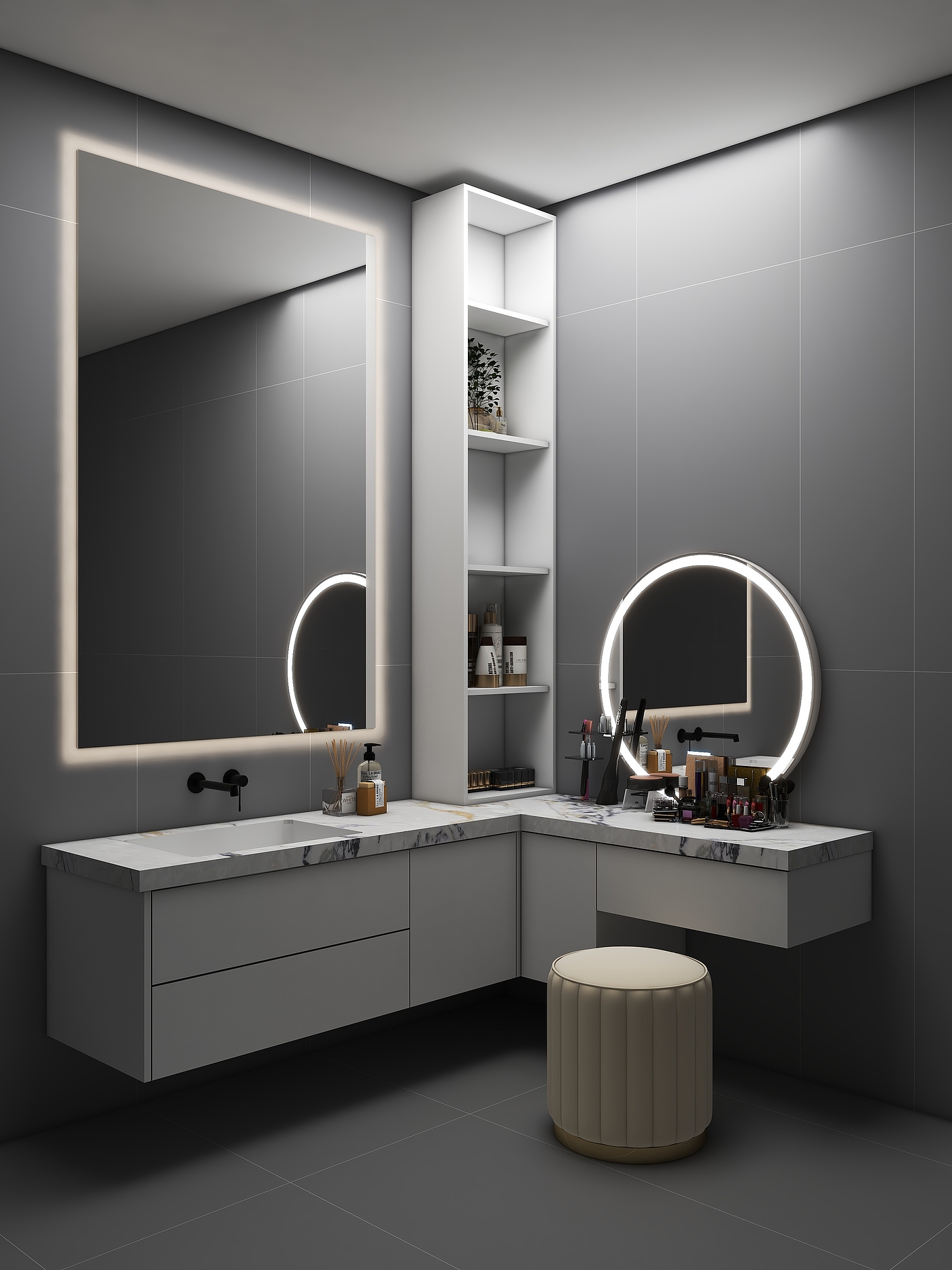 Stainless steel whole house customization-bathroom series，