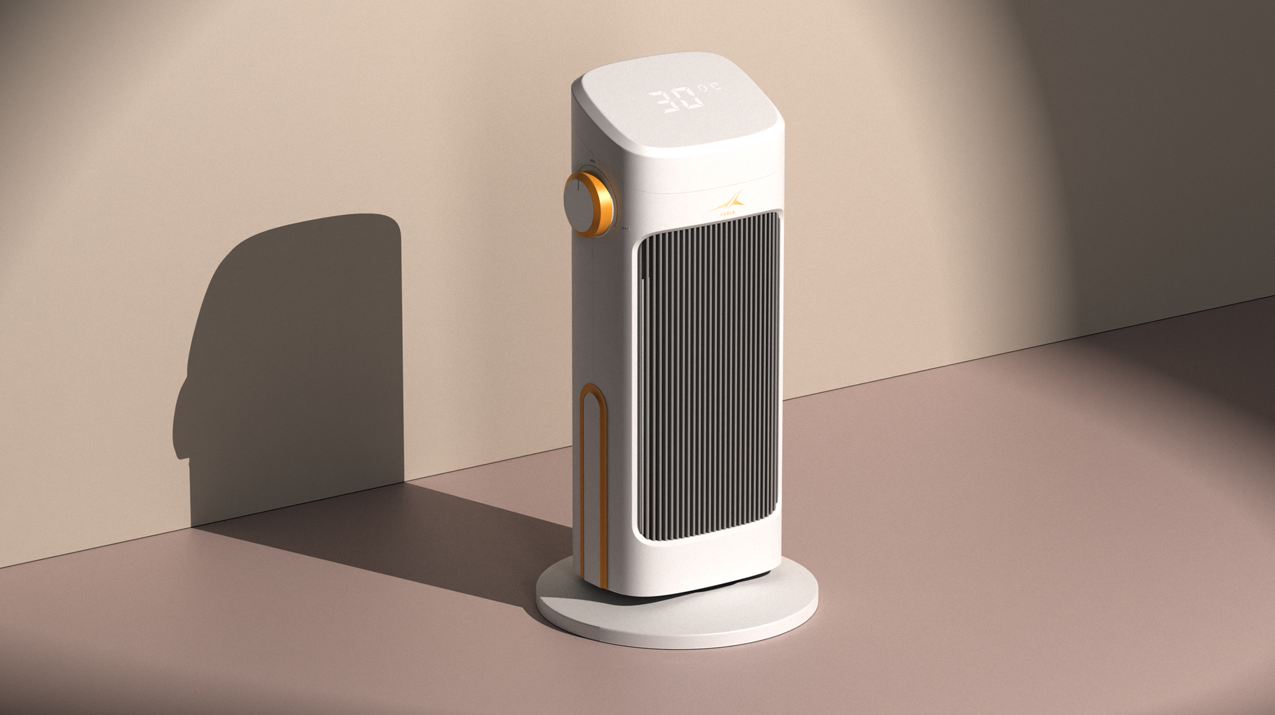 Air heater，heater，Fan design，Besek design，Youting，Warm winter，Desktop heater，Small heater，